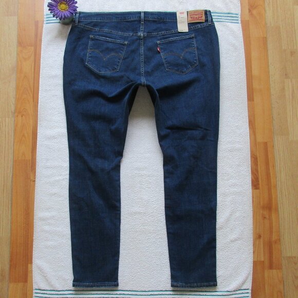 New LEVI'S JEANS Size 20W 711 Mid-Rise Skinny Denim - Picture 6 of 10